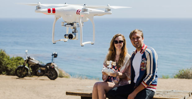 The popular DJI Phantom 3. (Photo credit: DJI)