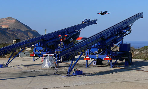 Finland’s Robonic UAV launchers.