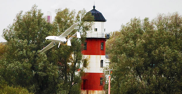 The Hanseatic S360 has a wingspan of 3.6 meters and can carry a 6-kg payload.