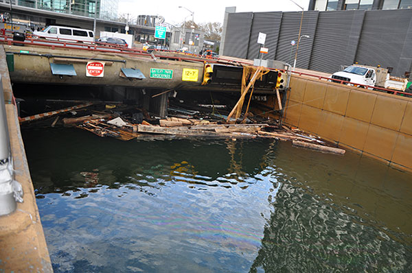 Storm Surge in downtown New York City in the aftermath of Hurricane Sandy. (Photo: USACE)