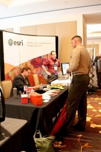 At Unmanned Systems Defense, warfighters had the opportunity to learn about new technologies from government contractors and see demos in the exhibition hall. (PRNewsFoto/AUVSI)