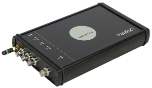 The Septentrio PolaRx5 GNSS receiver.