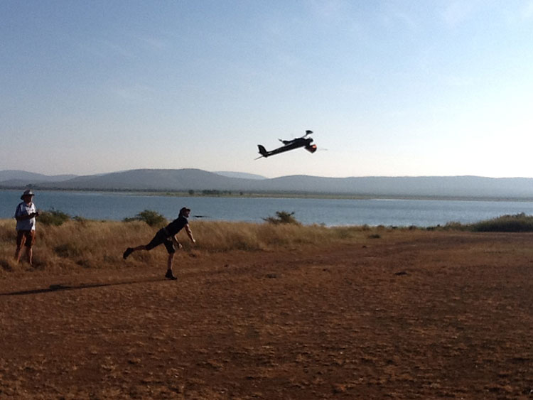 Night and day: UAV patrols defend dwindling elephant and rhino populations.