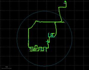 Inertial Explorer Xpress centroid circle. (Image: NovAtel)