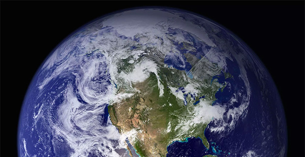 Earth's western hemisphere, 2002. (Photo: NASA)
