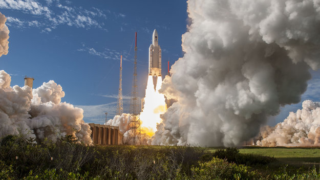 Europe’s next four Galileo satellites lifted off at 11:25 GMT (13:25 CEST, 08:25 local time) on July 25 from Europe’s Spaceport in French Guiana atop an Ariane 5 launcher. (Photo: ESA)