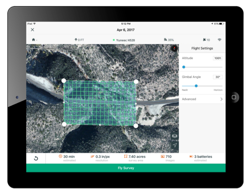 Screenshot: 3DR and Esri
