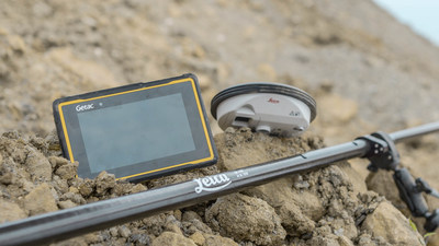 Leica Geosystems selects Getac's ZX70 tablet To power its new Zeno GG04 Plus tablet solution. (PRNewsfoto/Getac)