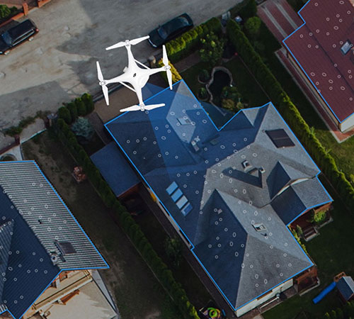 The EagleView partnership enables drone insurance inspections. (Photo: PrecisionHawk)