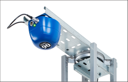 VBOX indoor positioning beacon in a bracket. (Photo: Racelogic)