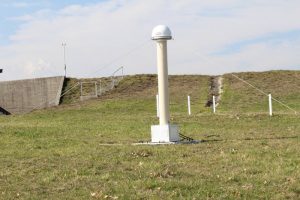 An EGNOS V3 Ranging and Integrity Monitoring Station (RAIMS) being tested at the Santiago de Compostella site in Spain, designed and manufactured by Thales Alenia Space in Italy. (Photo: ESA)