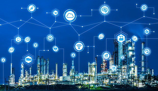 AIworx machine learning and IoT technologies leverage digital twins’ analytics visibility for infrastructure asset performance. (Image: iStock.com/metamorworks via Bentley Systems)