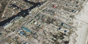 Aerial imagery of the devastation from Hurricane Michael in Mexico Beach, Florida. (Image: SimActive)