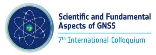 Logo: 7th International Colloquium on Scientific and Fundamental Aspects of GNSS