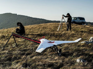 UAV survey operations benefit from multi-GNSS receivers. (Photo: Septentrio)
