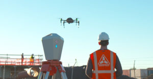 Industrial UAV applications such as construction draw benefits from multi-GNSS receivers’ capabilities. (Photo: Skycatch, Swift Navigation)
