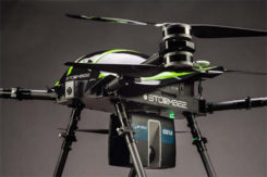 The Faro Focus scanner attached to a Stormbee UAV. (Photo: Stormbee)
