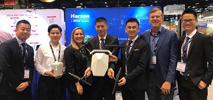 The Harxon team at AUVSI Xponential. (Photo: Harxon)