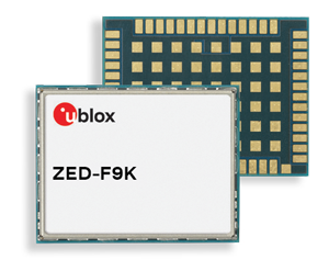 The ZED-F9K module is designed to keep cars in their lanes. (Photo: u-blox)