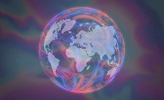 Earth’s magnetic fields. (Image: Lockheed Martin)