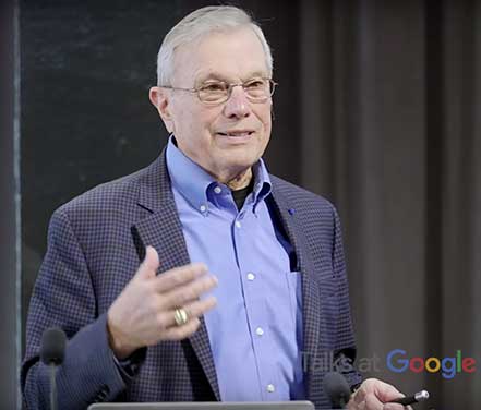Brad Parkinson addresses a Google audience. (Screenshot: Google video)