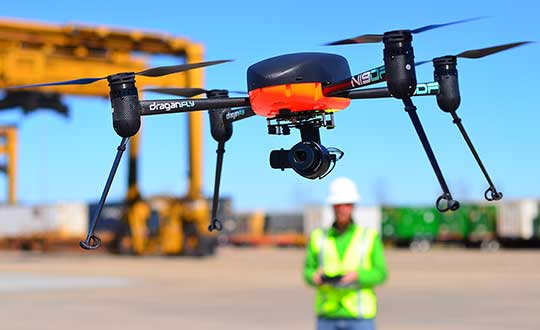 The Draganflyer Commander UAV is a remotely operated miniature helicopter designed to carry wireless camera systems. (Photo: Draganfly)