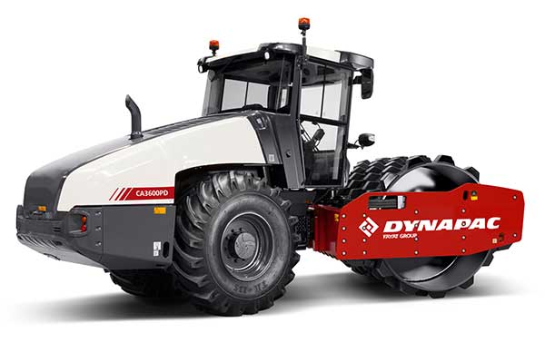 The Dynapac CA3600PD single-drum vibratory roller. (Photo: Dynapac)