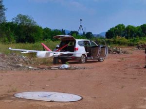 The P330 takes off. (Photo: CHC Navigation)