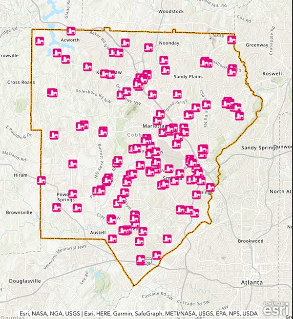 Screenshot: Cobb County