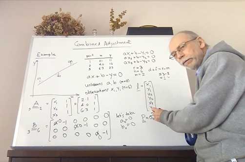 "Innovation" Editor and UNB Professor Richard Langley lectures to his students online. (Screenshot: Richard Langley/UNB)