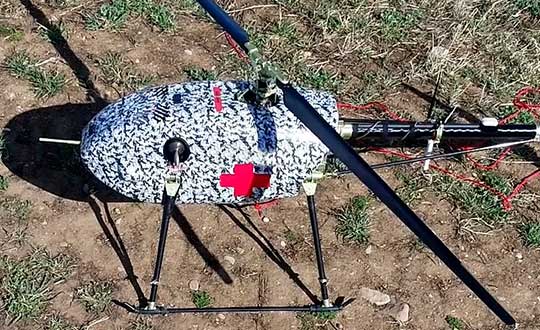 UVH-170 unmanned helicopter is designed for immediate deliveries. (Photo: UAVOS)