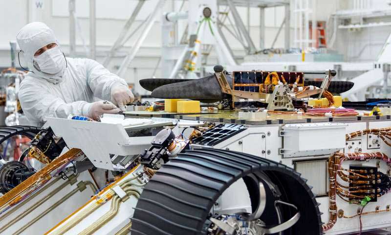 Mars UAV being mater with Perseverance. (Photo: NASA)