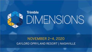 Logo: Trimble Dimensions 2020