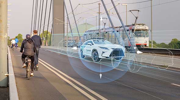 NovAtel has demonstrated its SPAN technology in a sensor-fusion project aimed at autonomous vehicles. (Image: NovAtel)