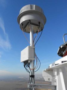 An ENAIRE GNSS RFI monitor close to the Madrid-Barajas Airport in Madrid, Spain. (Photo: ENAIRE)