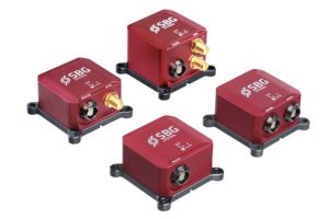 Third Generation of the Ellipse Series of IMUs. Clockwise from top: Models D, E, A and N. (Photo: SBG Systems)