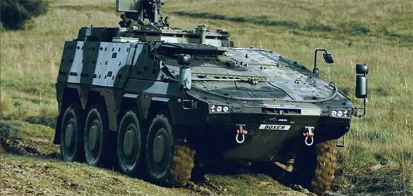 The Boxer Mechanised Infantry Vehicle (MIV) is used by many allied forces. (Photo: UK Ministry of Defence