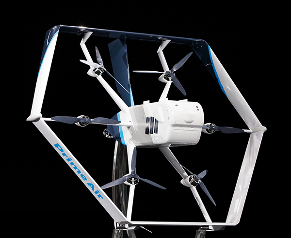 Amazon's latest delivery drone design was unveiled in June 2019. (Photo: Amazon)