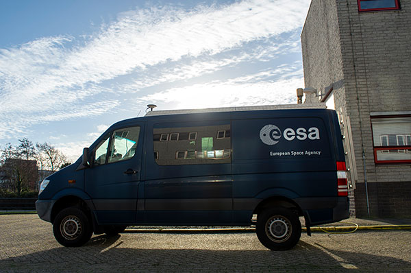 Testbed vehicle by ESA's Navigation Lab. (Photo: ESA)