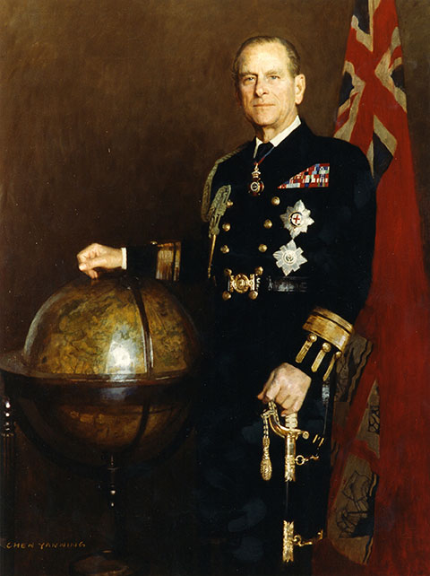The official portrait of HRH The Duke of Edinburgh as Master of Trinity House. (Image: Trinity House)