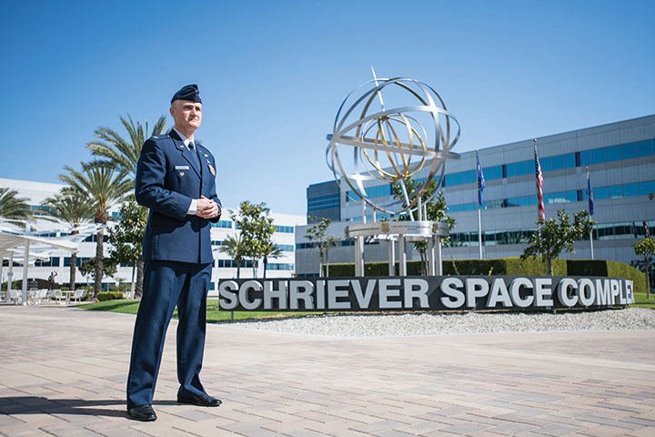Colonel Ryan Colburn leads the team dedicated to modernizing the GPS constellation to meet tomorrow’s needs. (Photo: U.S. Space Force)