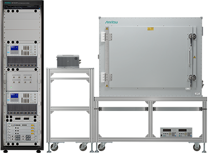 The ME7834NR 5G NR mobile device test platform. (Photo: Anritsu)