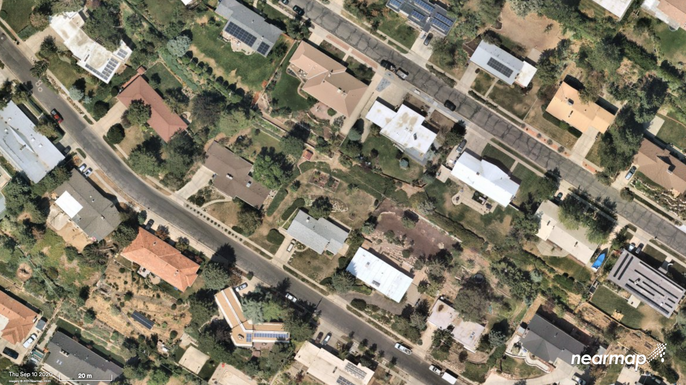 A Salt Lake City neighborhood. (Photo: Nearmap)