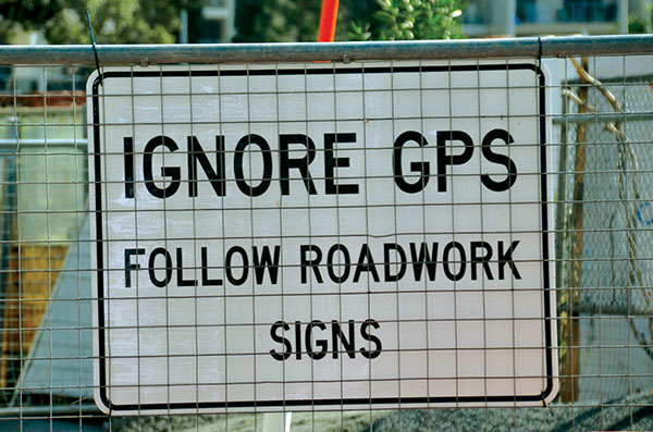 Knowing your position is only part of navigation. (Photo: Oliver Montenbruck)