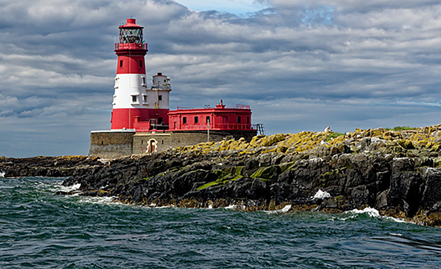 Longstone Lighthouse is situated on the Outer Farne Islands on the Northumberland Coast in Northern England. (Photo: ad_foto/iStock/Getty Images Plus/Getty Images)