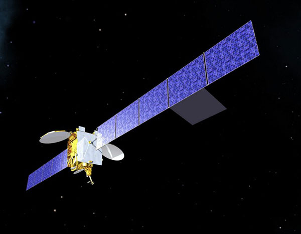 Artist's impression of an Inmarsat-3 satellite. (Image: Inmarsat)
