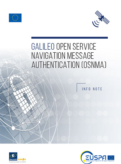 Info Note on Galileo OSNMA
