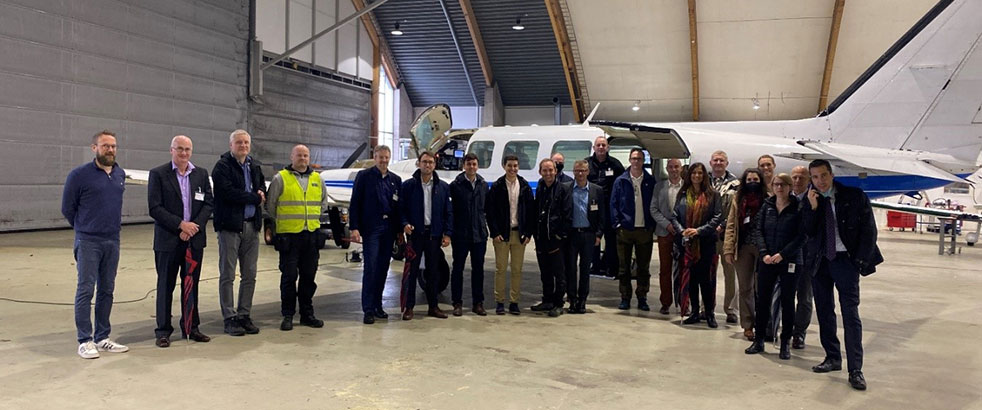 Airbus and Irish Air Corps visited Hexagon’s R&D and production facility in Jönköping, Sweden, in September for the factory acceptance test. (Photo: Hexagon)