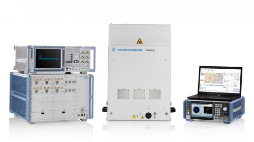 E112 emergency caller location tests are now available on the R&S TS-LBS test system. (Photo: Rohde & Schwarz)