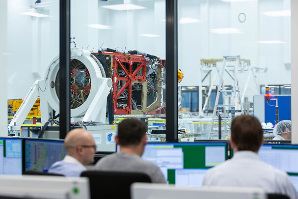 Galileo second-generation satellites will be constructed at the Integrated Technology Centre (ITC) at Friedrichshafen, Germany. (Photo: Airbus)